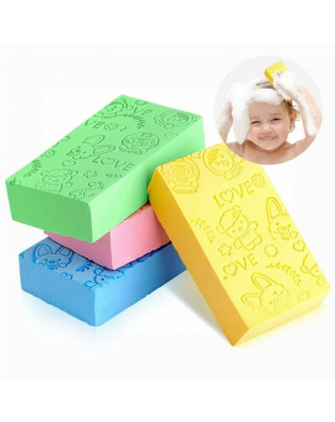 Pororo Eponge de Bain Exfoliante pour le Corps Eponge de Douche Durable Gommage Corps