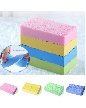 Pororo Eponge de Bain Exfoliante pour le Corps Eponge de Douche Durable Gommage Corps