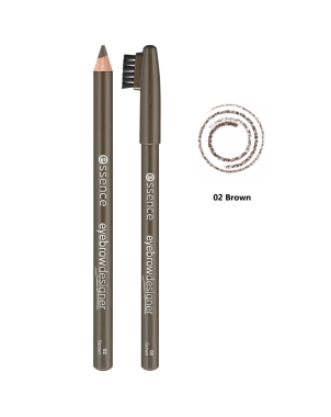 Essence Crayon Sourcils Eyebrow Designer avec Brosse 02 Brown