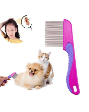Peigne Anti Poux Brosse pour Eliminer les Poux Usage à Domicile