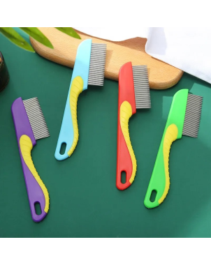 Peigne Anti Poux Brosse pour Eliminer les Poux Usage à Domicile