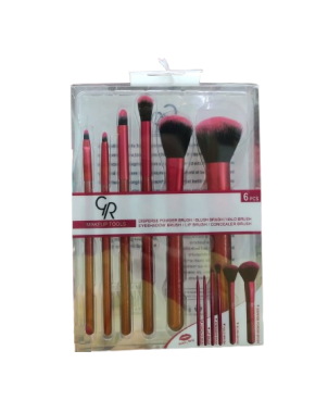 CR Pinceaux Maquillage Visage et Yeux 6 pcs