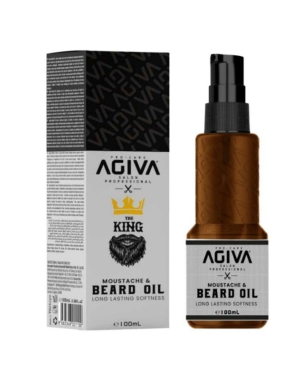 AGIVA Beard Oil The King 100ml Huile Soins Barbe et Moustache