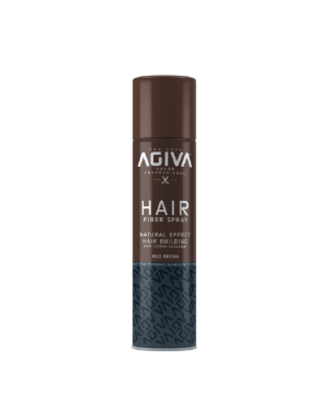 AGIVA Hair Fiber Spray Toppik Brown 150ml Spray Colorant pour Cheveux Effet Naturel