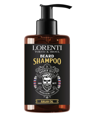 LORENTI Kit Soins Barbe Coffret Beard Kit : Baume de Soins + Huile de Barbe 100ml + Shampoing Barbe 200ml