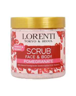 LORENTI Scrub Pomegranate 500ml Gommage Visage et Corps Grenade