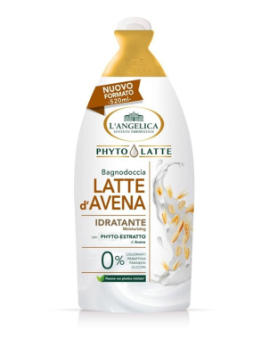 L'Angelica Gel Douche Lait d'Avoine 520ml Shower Gel Latte Di Avena