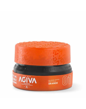 AGIVA 01 Styling Wax Aqua Strong 155ml Crème Coiffante Fixation Forte Brillance Moyenne