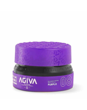 AGIVA 08 Hair Styling Wax Aqua Cool Bright 155ml Crème Coiffante Fixation Fixation Moyenne Brillance Moyenne