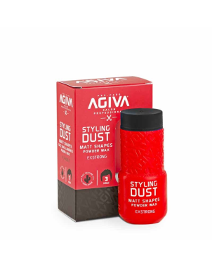 AGIVA Styling Hair Powder Wax Extra Strong 03 Red 20g Poudre Coiffante Tenue Extra Forte Finition Matte