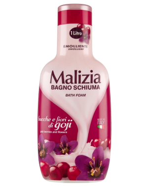 Malizia Gel Douche Moussant Baies et Fleurs de Gogi 1L