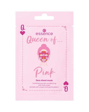 Essence Masque Visage Queen Of... Pink Face Sheet Mask 01 Keeping My Pink Poker Face