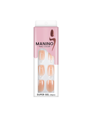 Manino Faux Ongles Mains Press On Colorés 24pcs