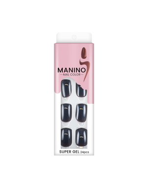Manino Faux Ongles Mains Press On Colorés 24pcs