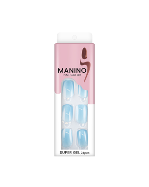 Manino Faux Ongles Mains Press On Colorés 24pcs