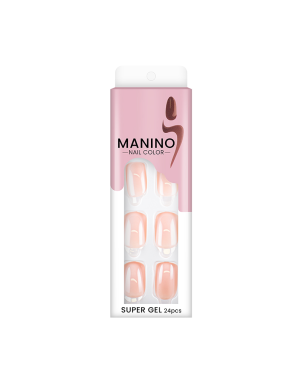 Manino Faux Ongles Mains Press On Colorés 24pcs