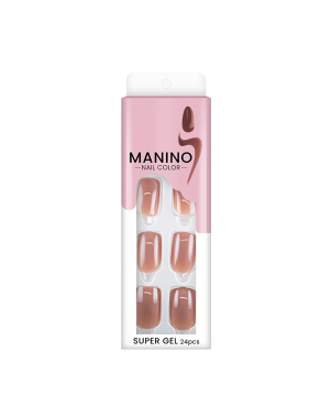 Manino Faux Ongles Mains Press On Colorés 24pcs