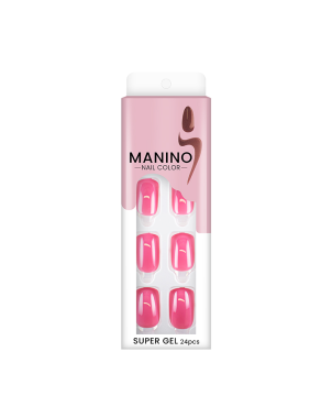 Manino Faux Ongles Mains Press On Colorés 24pcs