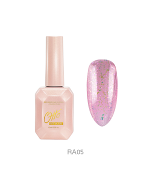 Otto Rubber Base Aurora RA05 12ml Base Gel Colorée Pailleté