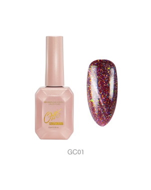 Otto Galaxy Reflective Cat Eye Gel GC01 12ml Vernis Permanent Effet Cat Eye Pailleté