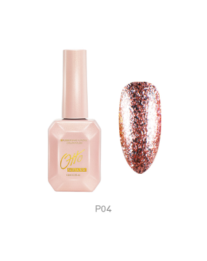 Otto Vernis Platinum P04 12ml Vernis Permanent Effet Pailleté Platinum