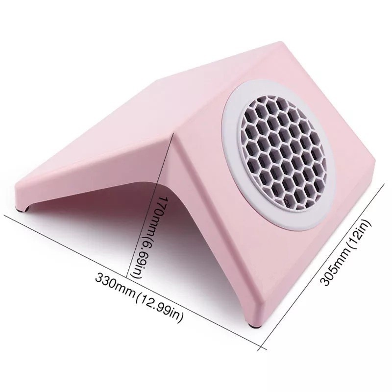 Aspirateur de Poussière Ongles avec Sac 80 watt Professionnel Manicure