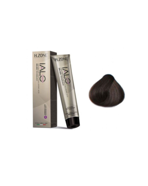 IALO H-ZONE Coloration Permanente 5.0 Châtain Clair – 100 ml – Brillance Naturelle & Couvrance Intégrale